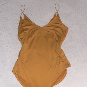New cute yellow one piece size small!